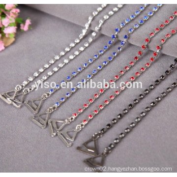 colored crystal bra straps